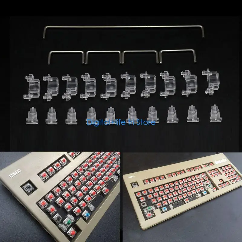 E06D 6.25u Modifier Key Stabiliser Plate 60% 87 OEM Mechanical keyboard for Cherry MX Switch Pcb Mounted Stabilizer Case