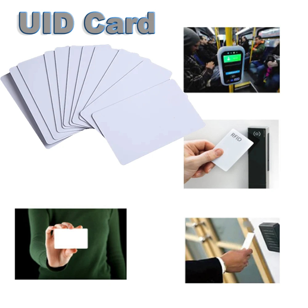 UID Changeable NFC Card With Block 0 Rewritable for MF1 1k S50 13.56Mhz Credit Card Size  Magic Backdoor Commands Lock Key Copy