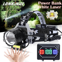 12000 Lumens Super Bright White LED Headlamp with Motion Sensor Shot 1500m led Headlight IPX7 Waterproof Head Lamp for Camping