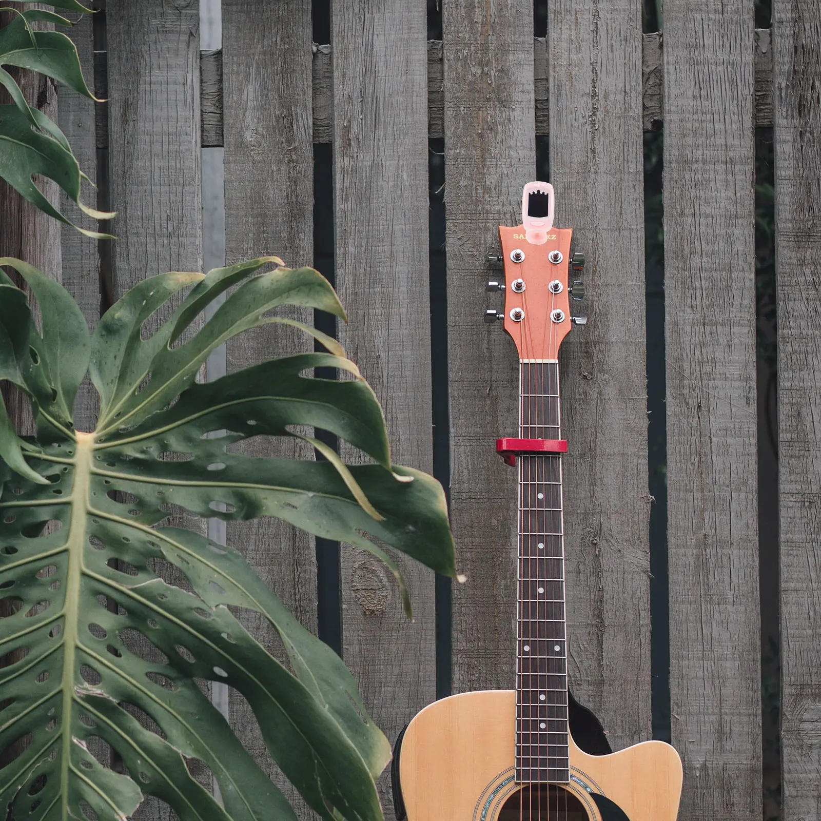 

Guitar Tuner Musical Instrument Tuner Bass Ukulele ABS Resin Clip Design Pocket Size Durable High Sensitivity Accurate