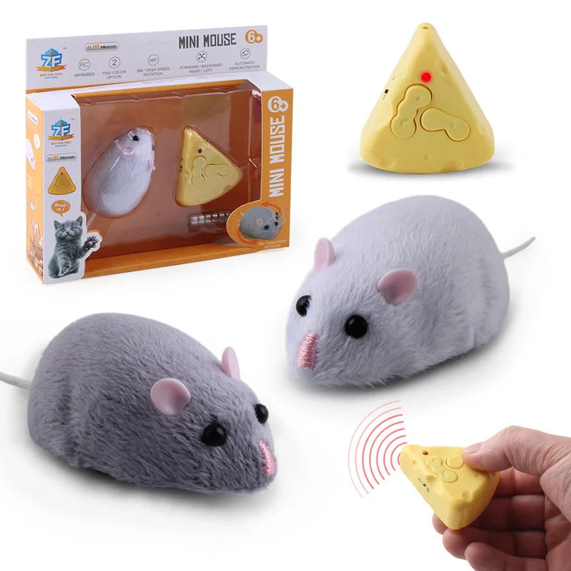 

Trick Electric Mouse Unique New Infrared Induction Remote Control Electric Mouse Simulation Model Interactive Toy Birthday Gift