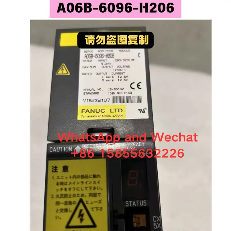 

Used Driver A06B-6096-H206 Functional test OK Fast Shipping