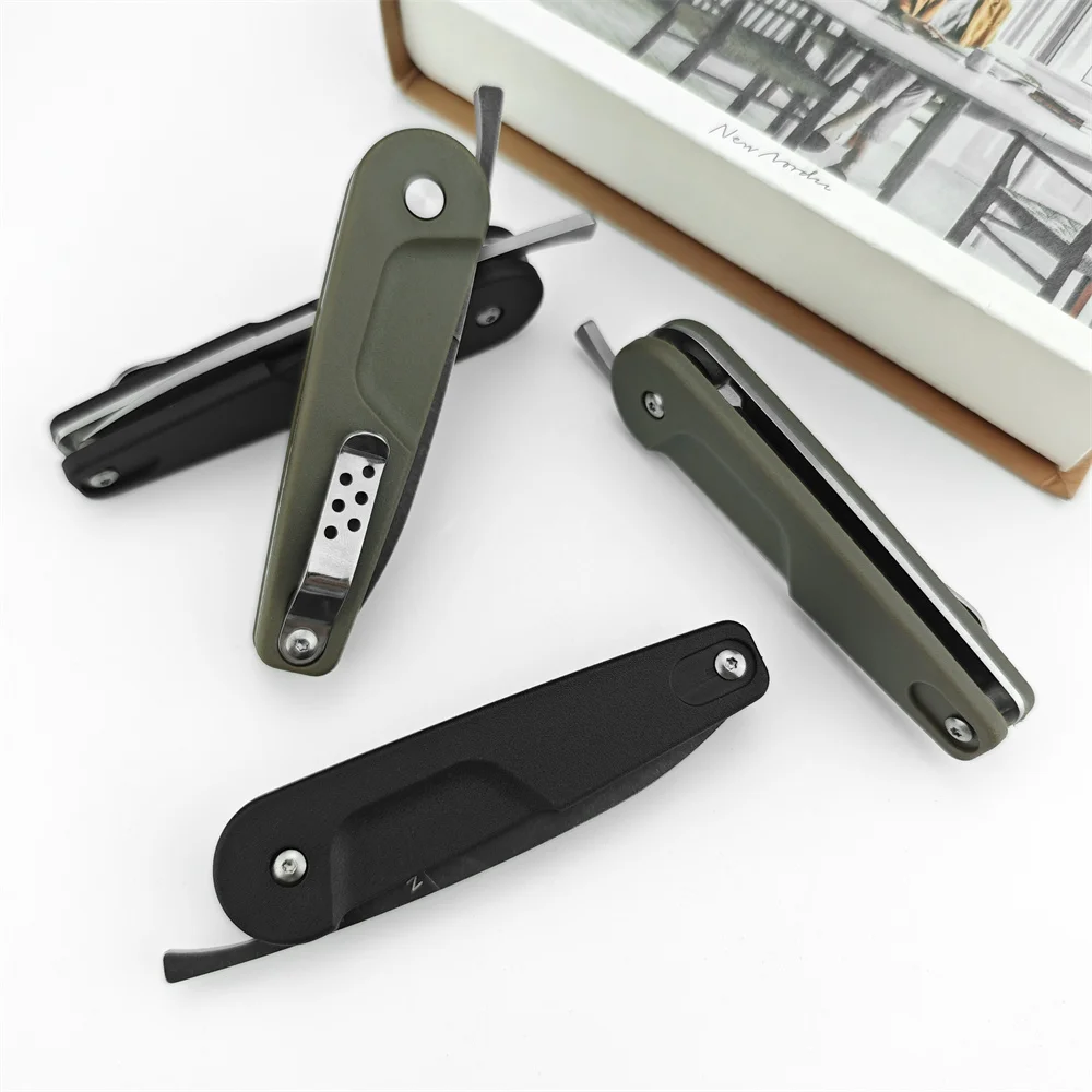 Pocket Knife Mini BDOR Folding Knife D2 Blade G10 Handles Outdoor Utility Tactical Knife Camping Hunting Safety EDC Multitool