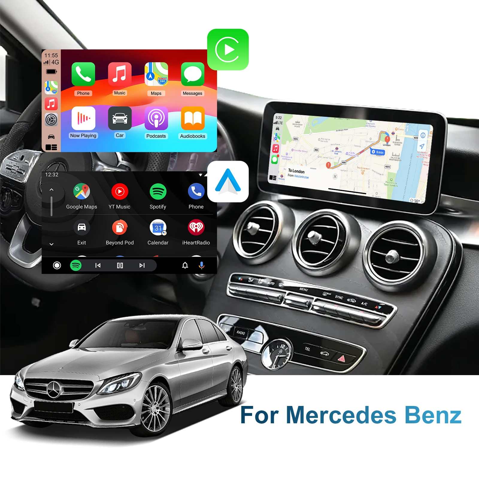 Ezontronics Wireless CarPlay Android Auto ΠΊΠΎΠΌΠΏΠ»Π΅ΠΊΡ Π΄Π»Ρ ΠΌΠΎΠ΄Π΅ΡΠ½ΠΈΠ·Π°ΡΠΈΠΈ Π΄Π΅ΠΊΠΎΠ΄Π΅ΡΠ° Π΄Π»Ρ Mercedes 10,25 Π΄ΡΠΉΠΌΠ° Benz NTG 5,5 COMAND System 2017-2019 Ezontronics Wireless CarPlay Android Auto ΠΊΠΎΠΌΠΏΠ»Π΅ΠΊΡ Π΄Π»Ρ ΠΌΠΎΠ΄Π΅ΡΠ½ΠΈΠ·Π°ΡΠΈΠΈ Π΄Π΅ΠΊΠΎΠ΄Π΅ΡΠ° Π΄Π»Ρ Mercedes 10,25 Π΄ΡΠΉΠΌΠ° Benz NTG 5,5 COMAND System 2017-2019