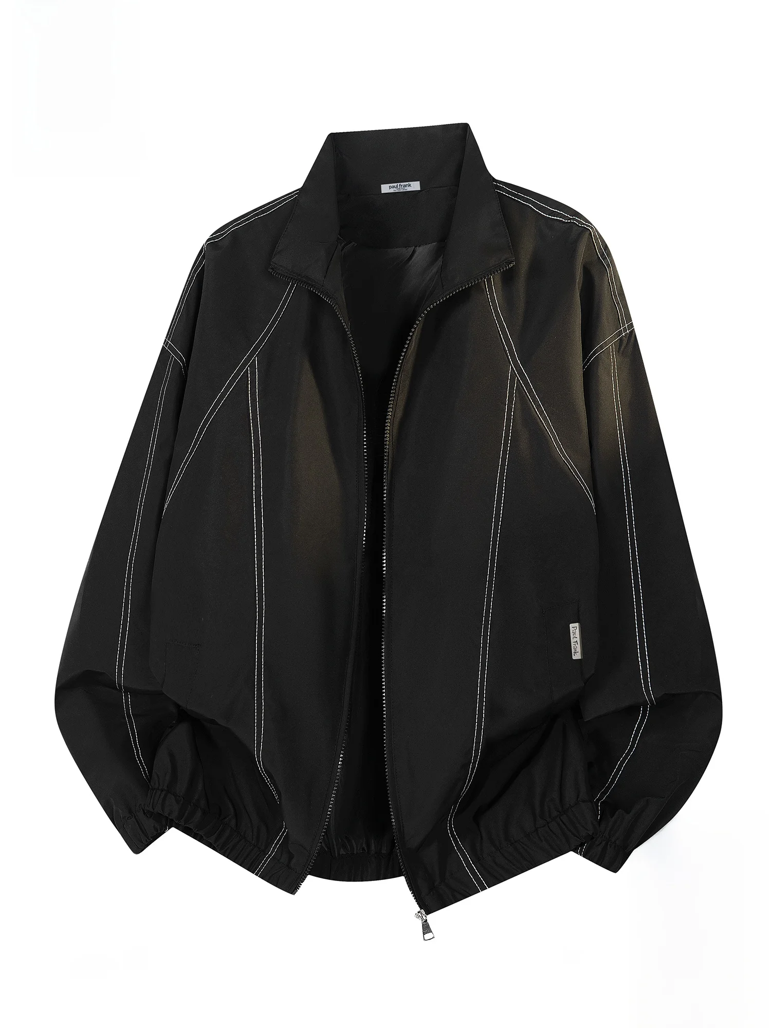 

PaulFrank 2026 Spring New Loose Fit Flight Jaet Men Casual Stand Collar Outerwear Polyester Nylon Cosite Fiber Warmth