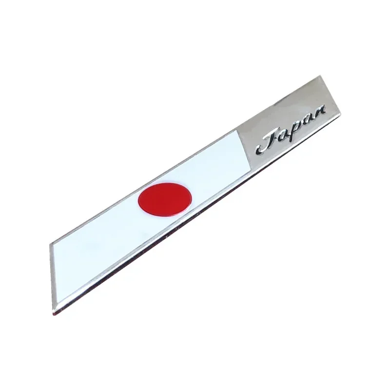 Japan Japanische Flagge Schild Emblem Metall Abzeichen Auto LKW Motorrad Karosserie Stoßstange Garnieren Styling Aufkleber Autozubehör – Detail 7
