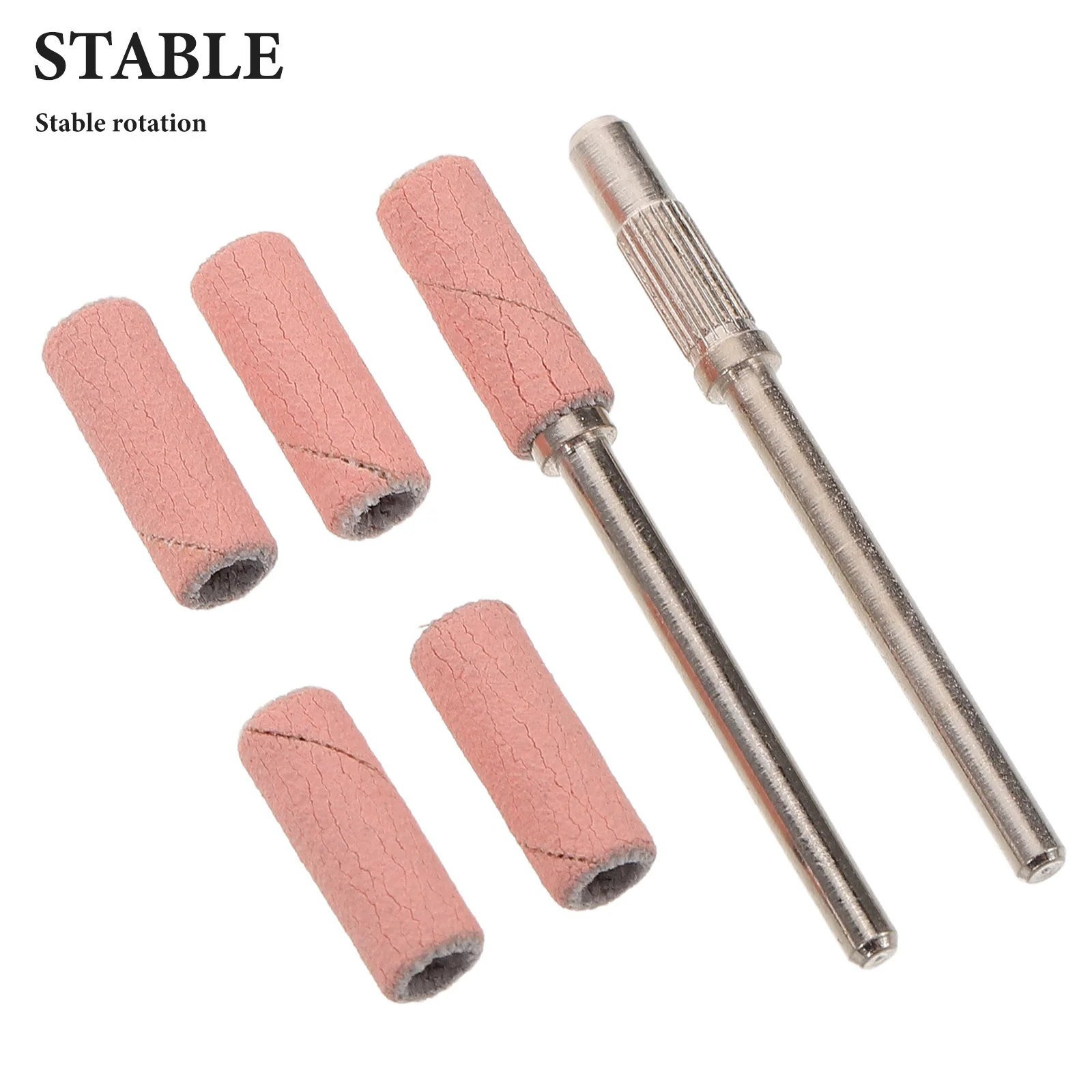 1Set Punte da trapano per unghie 3.1Mm Mini nastri abrasivi per unghie in gel acrilico Grana File Manicure Pedicure Strumenti Levigatrice per unghie Accessori
