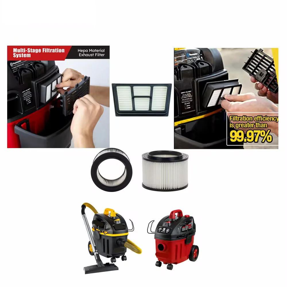 فلتر Hepa متوافق مع Vacmaster ، مكنسة كهربائية رطبة وجافة ، vf15hj و VF408 ، مجموعة واحدة