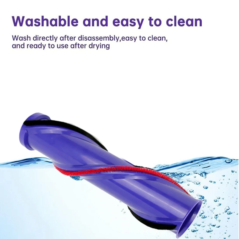 Reemplazo de filtro para aspiradora Dyson V12, piezas de repuesto de cepillo de rodillo antienredos, rodillo de barra de cepillo, alto par