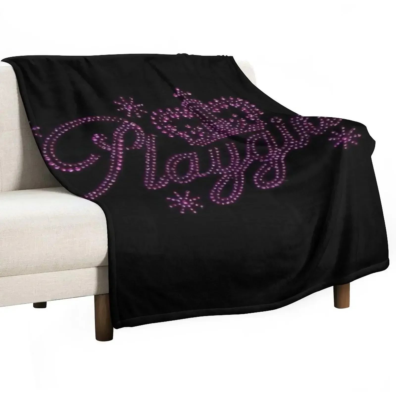 

Playgirl pink glam Throw Blanket Quilt For Decorative Sofa cosplay anime Blankets