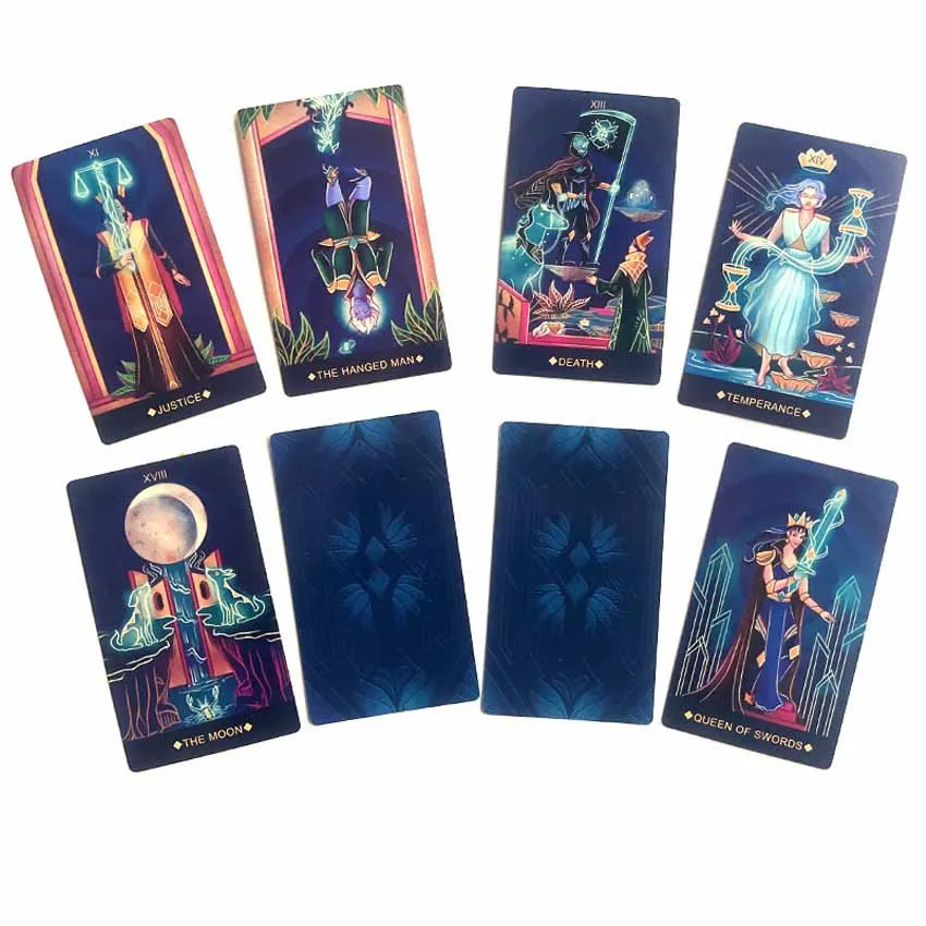 12x7 Fantome Tarot Paper Manual Card Games Cover Box