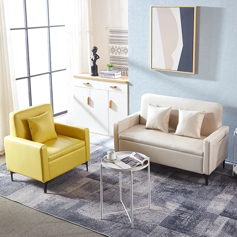 

Organizer Nordic Style Sofa Mechanism Foam Sponge Leather Luxury Sofa Minimalist Divano A Due Posti Home Furniture