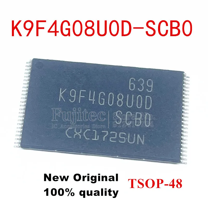 

5PCS/LOT K9F4G08U0D-SCB0 K9F4G08U0D TSOP8 K9F4G08UOD-SCBO K9F4G08UOD