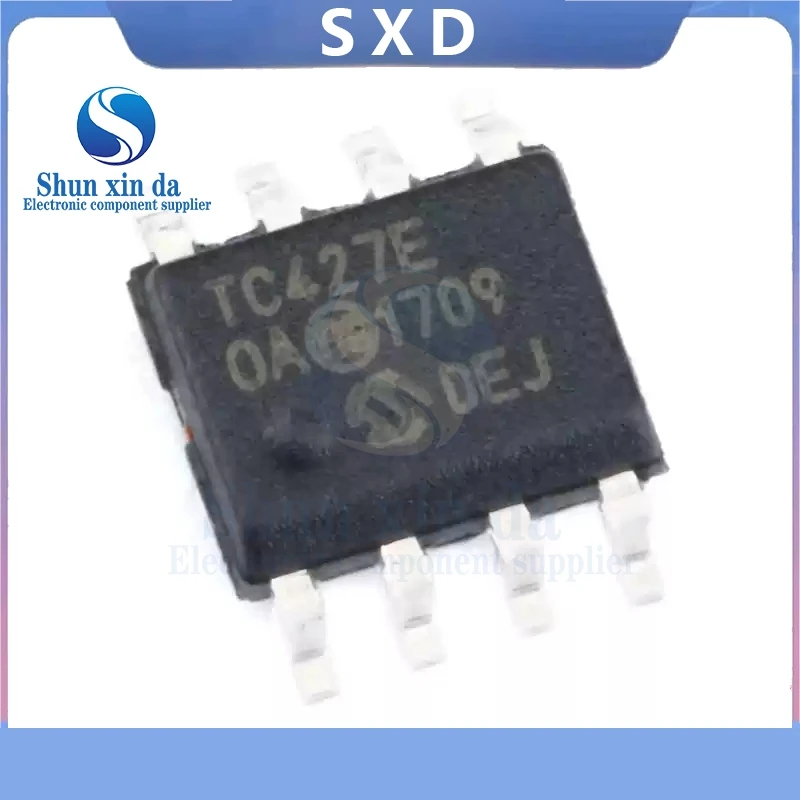 10 قطعة TC427EOA SOP-8 TC427E TC427 TC427EOA713 SMD 1.5A المزدوج عالية السرعة الطاقة MOSFET السائقين IC