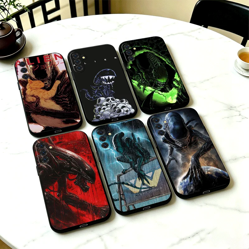 Cool A-Alien X-Xenomorph Phone Case Cover for Samsung A13 A14 A15 A16 A17 A53 A54 A55 A56 A57 A33 A34 A35 A36 A37 A23 A24 A25 A2