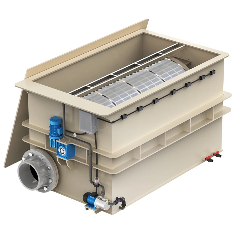 

Aquaculture Fish Pond Filter Large Fish Tank Professional Net Drum Filter Industrial Rotary Drum Filter Koi Reservoir