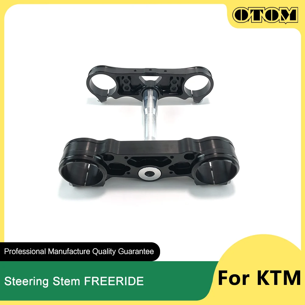 

OTOM 2018 Motorcycle Steering Stem Triple Tree Clamp CNC Aluminium Mount Riser Adaptor Handlebar For KTM FREERIDE ESM ESX EXC