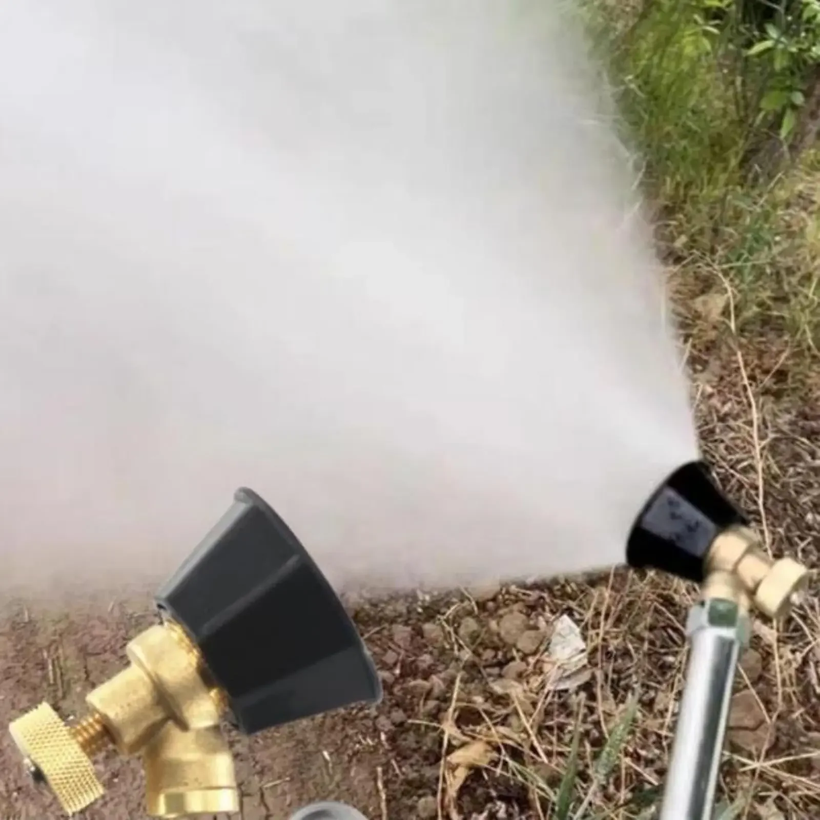 1 قطعة فوهة النحاس/سبائك الانحلال الزراعي فوهة قابلة للتعديل الأسود زوبعة الزراعية الرش رئيس حديقة أداة