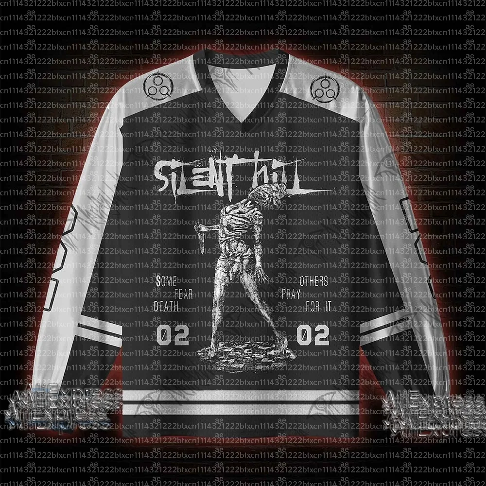 2026 New Movie Sports Fashion Adult Children Long Sleeve V-neck Street View Clothing Gothic Horror Fan Gift