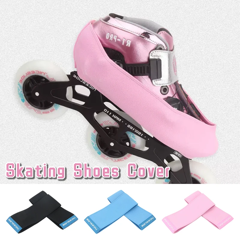 Roller Skate Cover Speed Skating Shoe Cover Thicken Scratch Resistant Roller Skating Shoes Cover Ice Skate Protective Cover