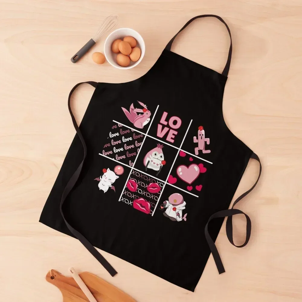 

FFXIV -  Valentine's Day  Apron christmas custom women's kitchen Christmas gift Apron