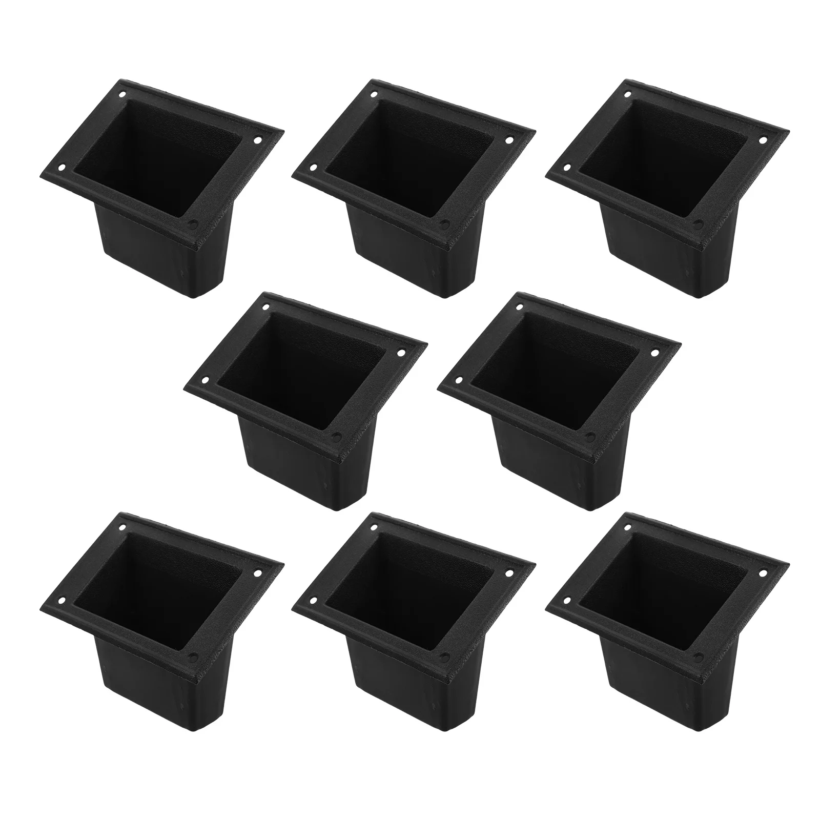 

8Pcs Speaker Handle Set Black Removable Lift Pull Handles for Stage Box Toolbox Drawer Replacement Speaker Handles