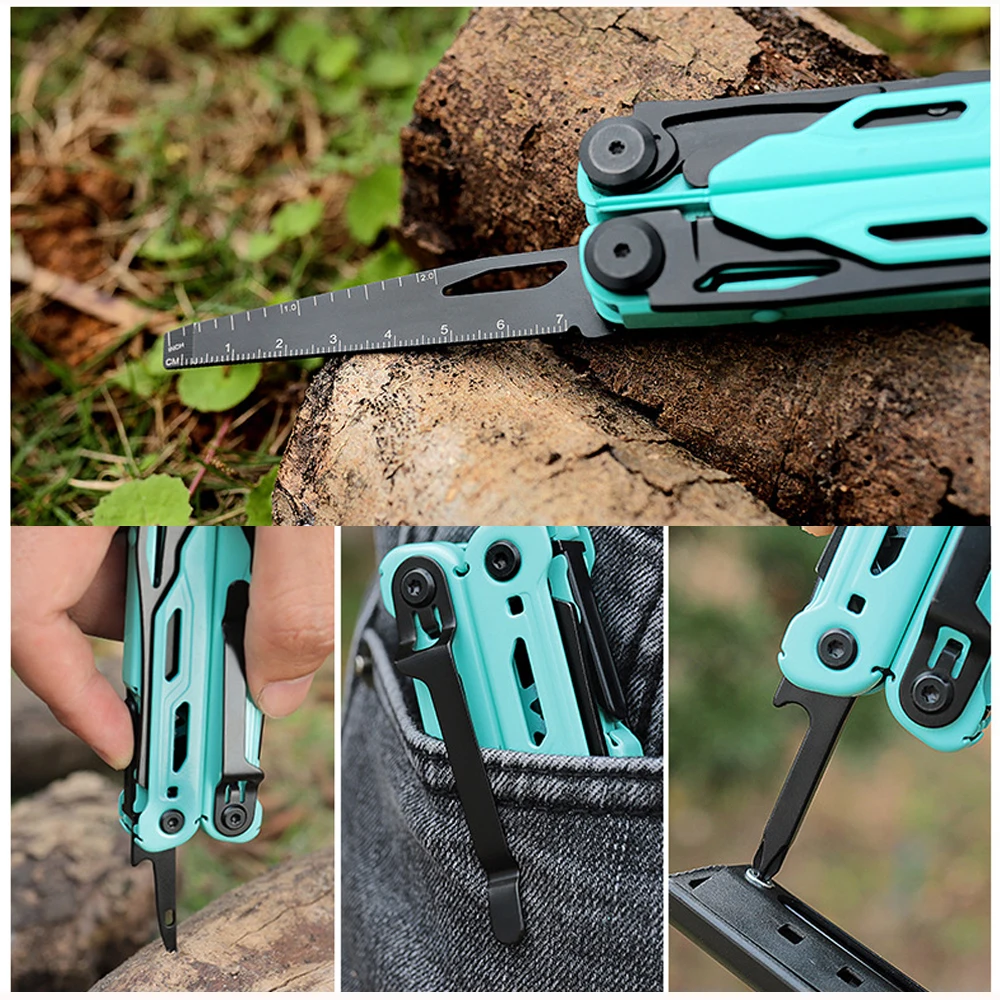 Imagem -06 - Multitool Folding Knife Alicatador de Nariz Agulha de Moda Alicatador de Bolso Multifuncional Faca de Táticas de Emergência ao ar Livre Gadgets de Sobrevivência