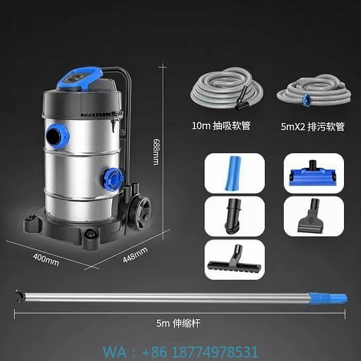 r Swimming Pool Underwater Vacuum Fish Manure Suction PumpCPS-101 Fish Pond Sewage Pond Cleaning Filte