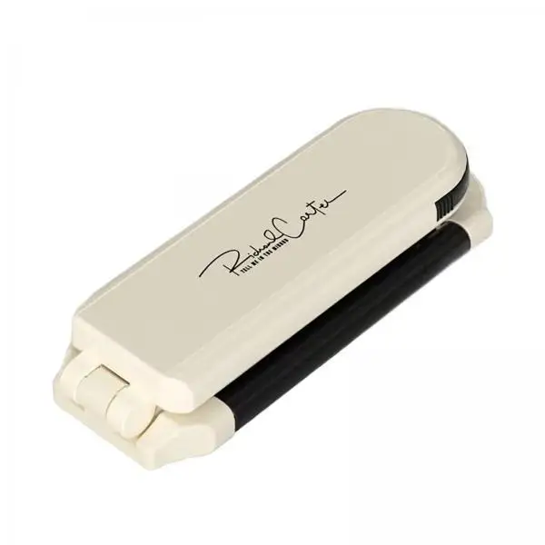 Portable Folding Hair Brush with Mirror Travel Hair Comb Lightweight Anti Slip Handle for Business Trips