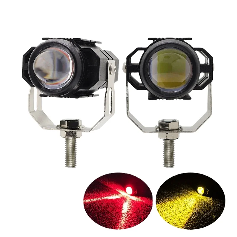 Hot-Selling Misun 50W-DYL-WY LED External Lens Spotlight for Front Position Motorcycle A-Pillar Bumper Guard Grille Modification