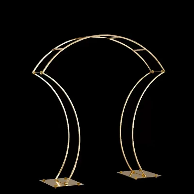 Modern Metal Iron Large Floor Gold Candle Stick Holder Square Candelabra Centerpieces for Wedding Decoration