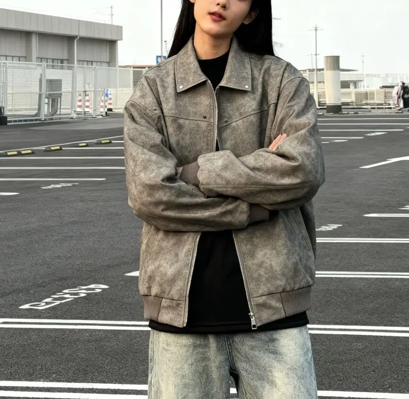 سترات منفوخة للنساء سترة من الصوف للخريف من الفلانيل بأزرار متقلب للكلية العصرية البناتي الجميلة Preppy الفنية الشبابية