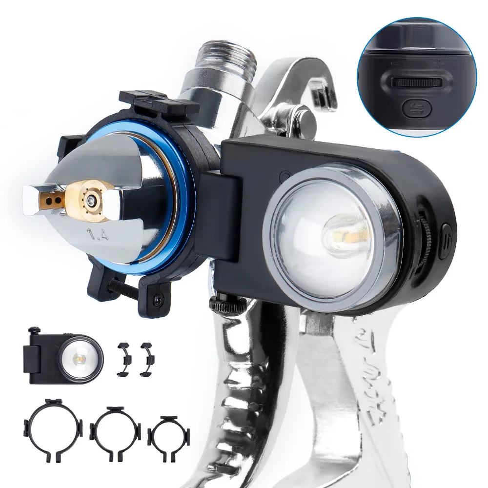 

Многоцелевой фонарь для распылителя, фонарь для аэрографа, регулируемое освещение, аксессуары для инструментов покраски для ночной работы