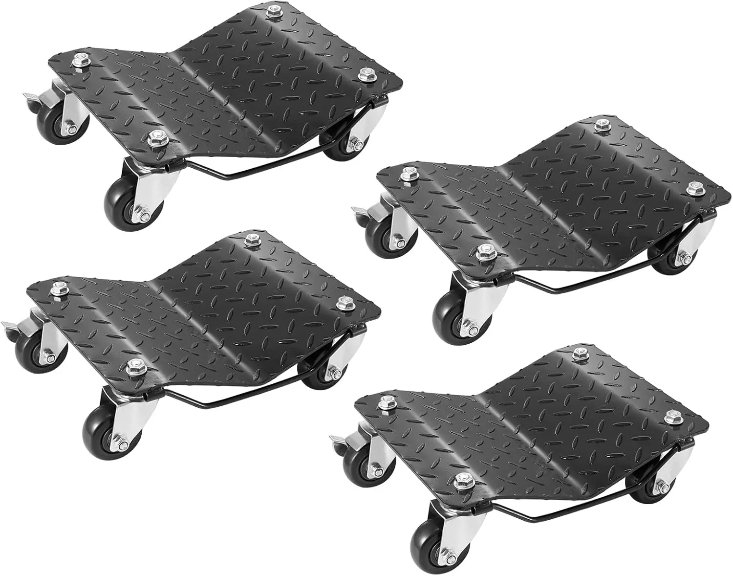 Wheel Dolly, 6000 lbs/2722 kg Car Moving Dolly, Wheel Dolly Car Tire Stake Set of 4 Piece