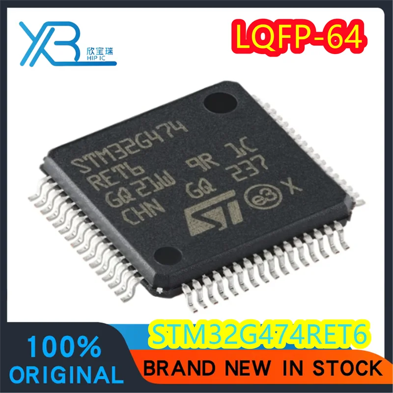 

(1/30 pieces) STM32G474RET6 STM32G474 LQFP-64 ARM Cortex-M4 32-bit microcontroller-MCU New original fast delivery