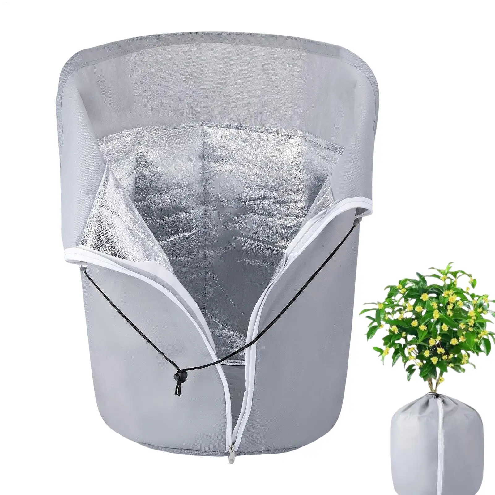 Winter Plant Cover Frost Protection Bags Outdoor Garden Shrub Trees Potted Plant Protector Reusable Anti Freeze Warm Cover