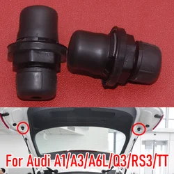 2x Car Trunk Lids Adjustable Rubber Pier Buffer Block Black Pad 8X0827499 Fit For Audi A1 Audi A3 (8VS) 2013-2015 A6 Q3 RS3 TT