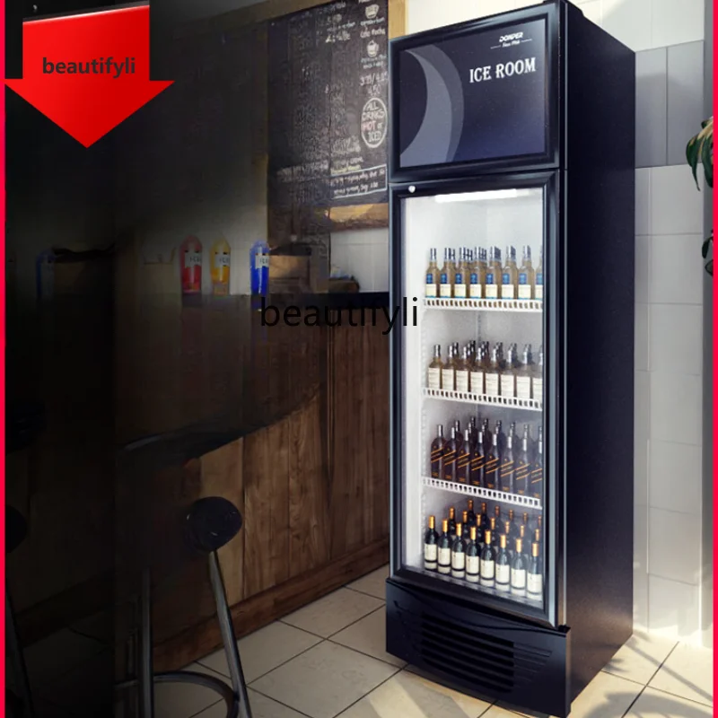 

A61 Commercial Refrigerated Fresh Cabinet Supermarket Beverage Cabinet Refrigerator Double Door Cabinet Freezer