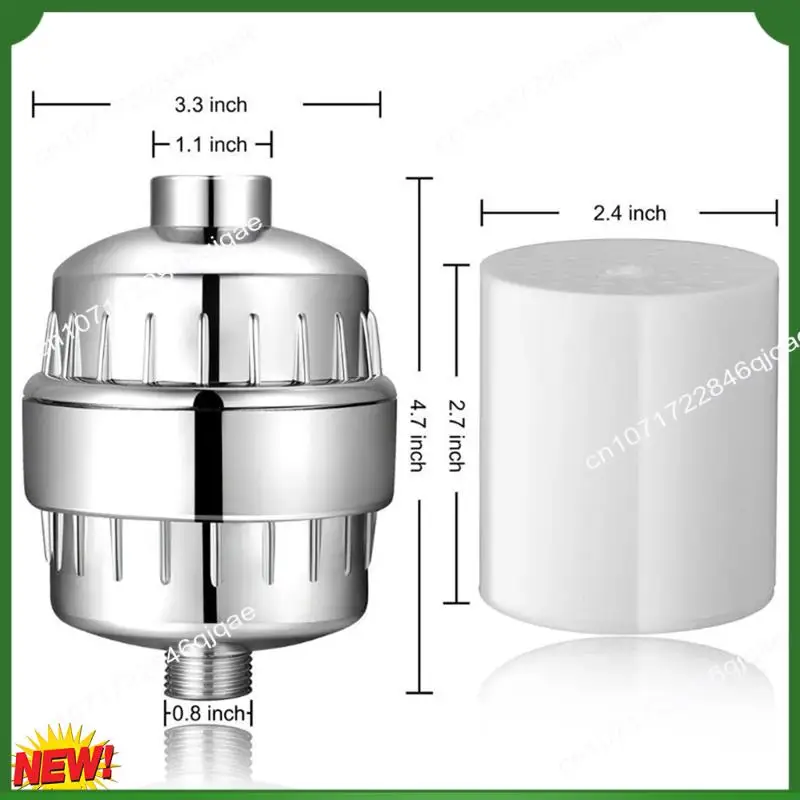 A48I 25 ขั้นตอน Diversion เอาต์พุตกรองน้ําอาบน้ําลบคลอรีนฟลูออไรด์โลหะหนักกรองนุ่มน้ําสําหรับหัวฝักบัว