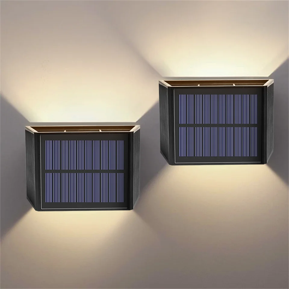 

Настенная лампа на солнечной батарее, регулируемый современный светильник для виллы, прихожей, балкона, IP65