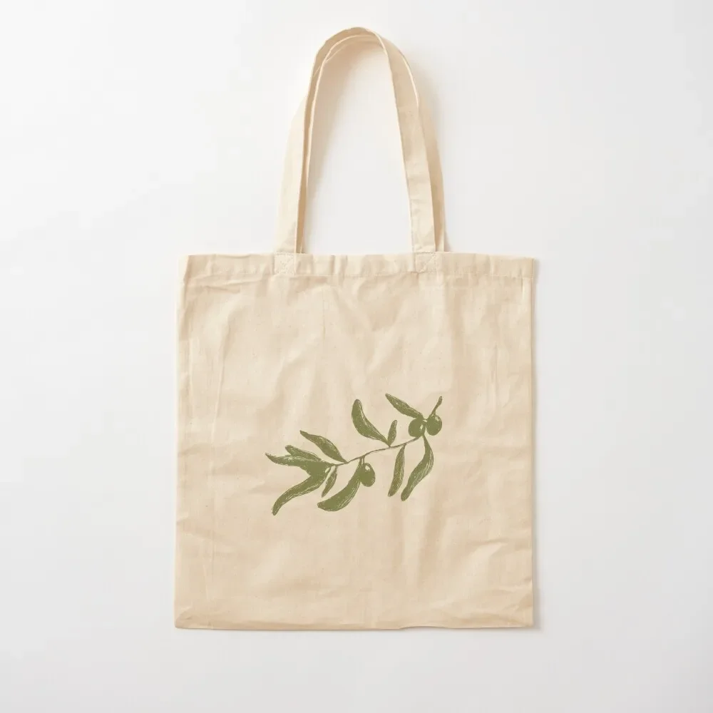 

Olive tree branch Tote Bag Canvas bag for women the tote bag shopping bags foldable