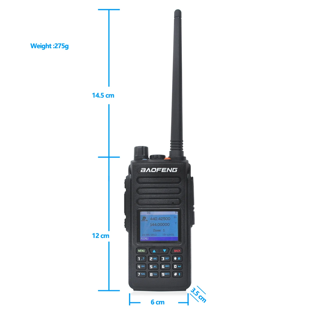 GPS BaoFeng DM-1702 DMR HAM Comunicador Stable Signal Dual Band 2 Way Radio Long Range Walkie Talkie Stations Transceiver