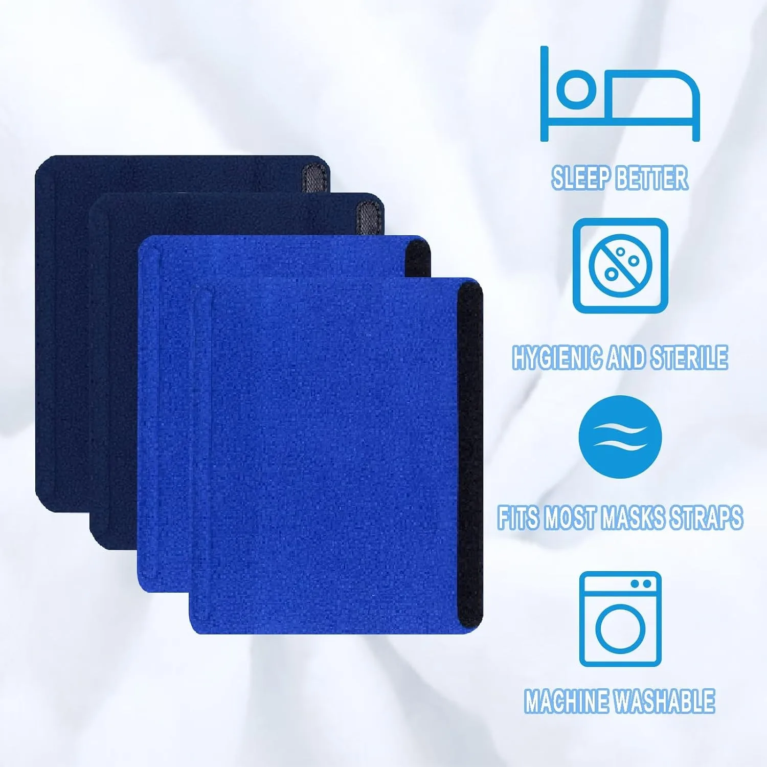 Universal CPAP Strap Covers Soft Headgear Strap Pads Reusable Comfort Pads Reduce Red Marks Skin Irritation Sleep Mask Accessory