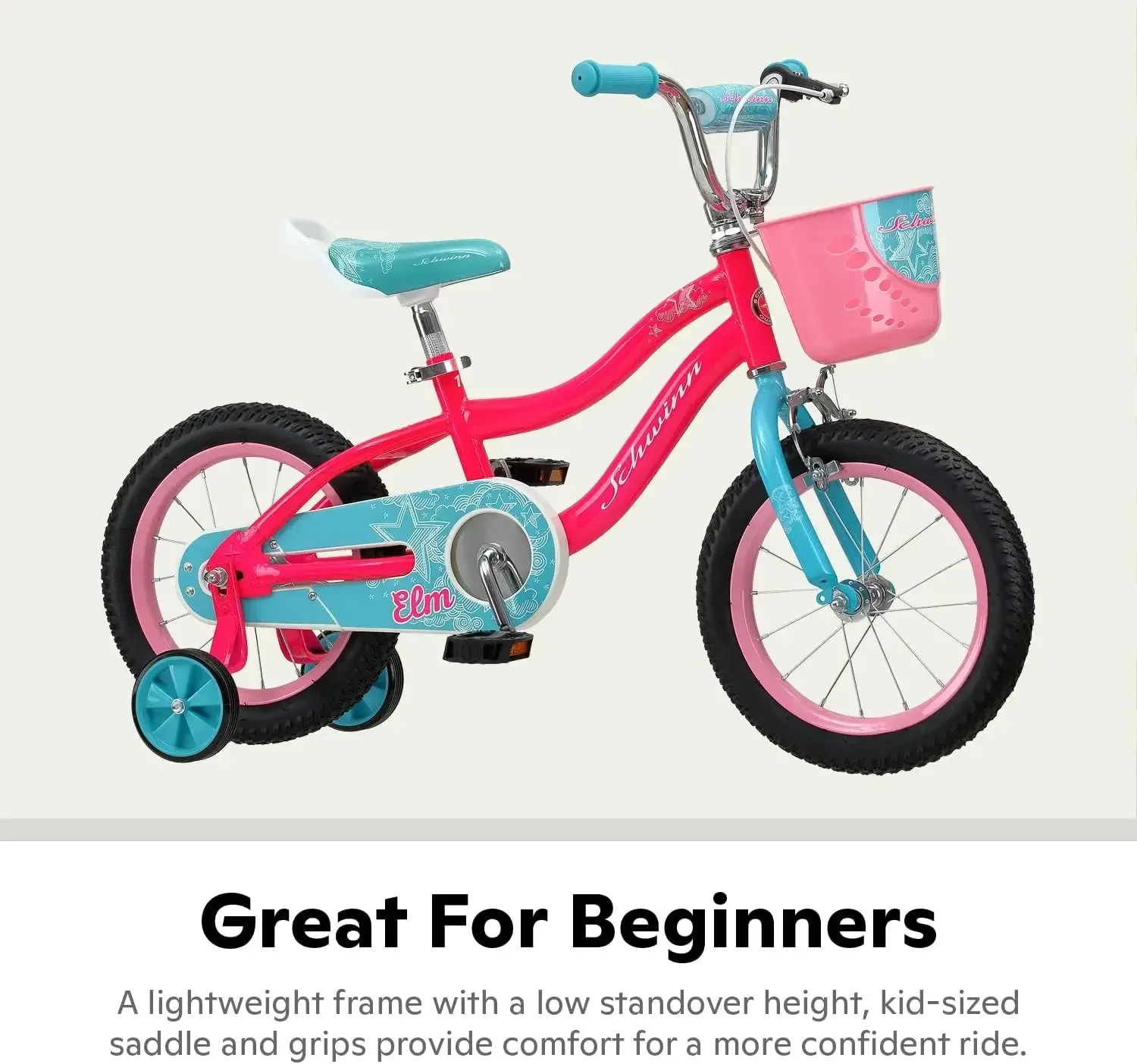 12-18-Inch Wheels, Training Wheels Included, Basket or Number Plate, Ages 2-9 Year Old, Rider Height 28 To 52 Inch USA