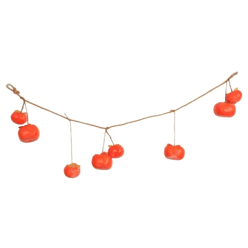 Realistic Simulated Fruit String Hangers Perfect for Home Decor Wedding Arrangements and Festive Displays