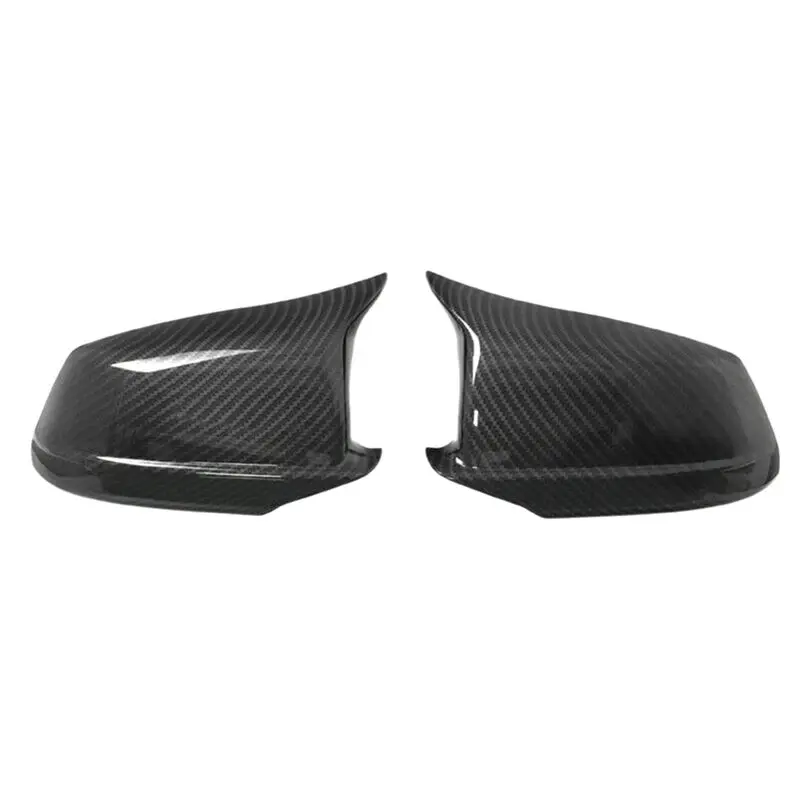 

Powerful Carbon Fiber For BMW 5 Series F10 F11 2010-2013 Rearview Side Mirror Cover Wing Cap Exterior Door Rear View Trim Replac