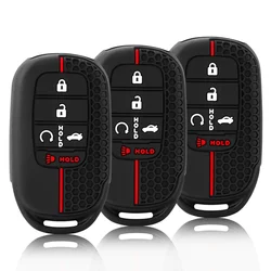For Honda Civic Accord Freed City HRV CRV Civic 11th Gen 2021 2022 2023 Silicone Car Key Case Keychain Key Cover