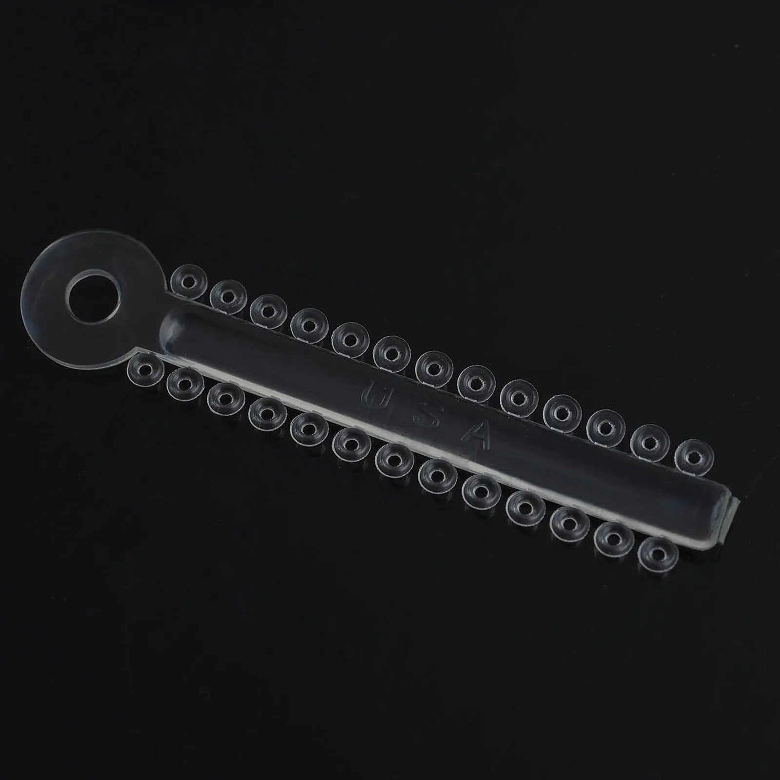 5 Packungen AZDENT Dental Orthodontic Ligaturen, transparent, 1014 Stück/Packung, elastische Bänder, transparente Farbe, Zahnmedizinmaterial – Detail 5