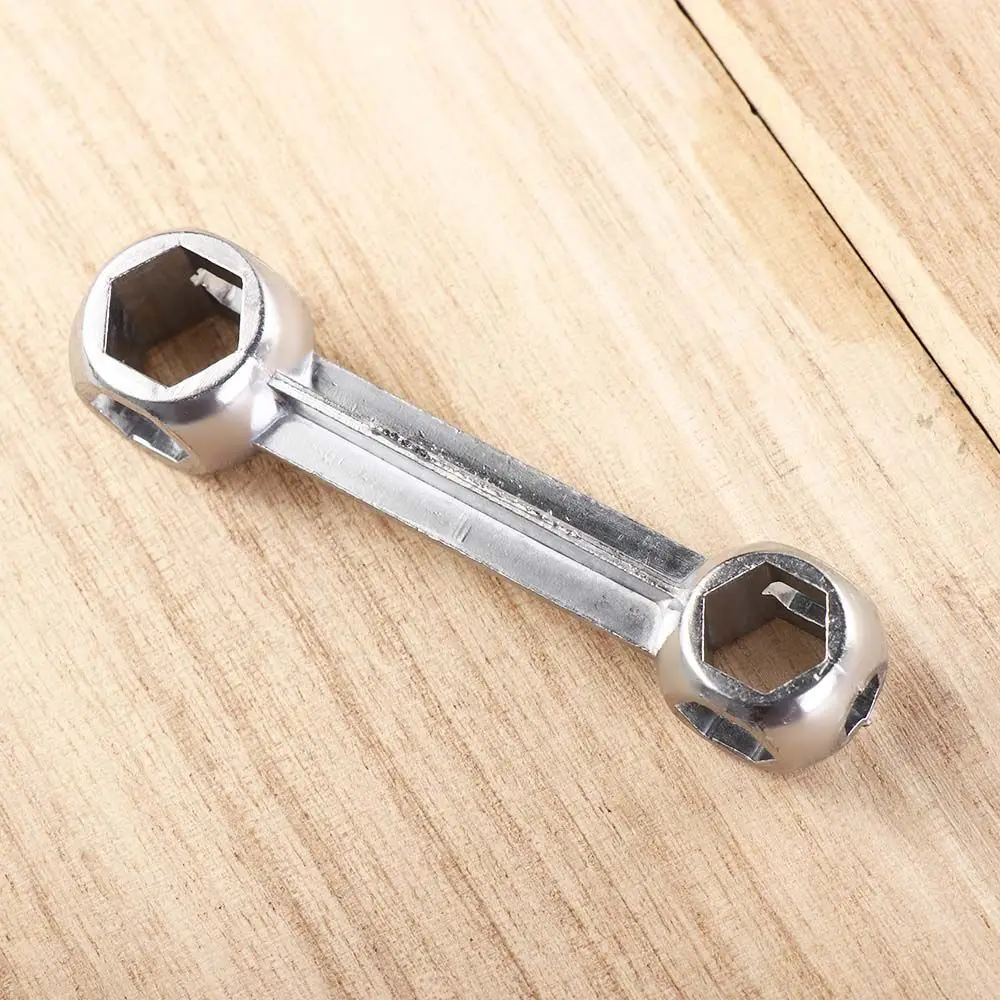 Portable Alloy Dog Bone Shape Bike Repair Tool Bicycle Hexagon Sleeve Hexagon Spanner Hexagon Wrench Hex Wrench Bone Wrench