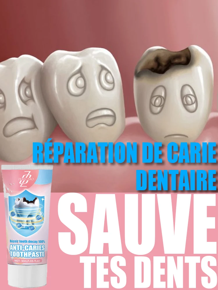 Anti-Cavity Toothpaste Tooth Remineralization Recovery Enamel Repair Strengthening Restoration Decay Protection Dental Teeth